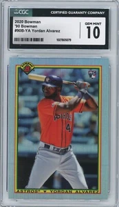 YORDAN ALVAREZ rookie 2020 Bowman '90 redux RC CGC 10 Gem Mint - Picture 1 of 2