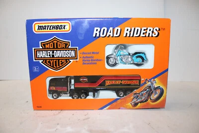 火柴盒 Harley Davidson Road Riders Tour 自行车 76240 全新带盒 B7580 — 第 1/4 张图片