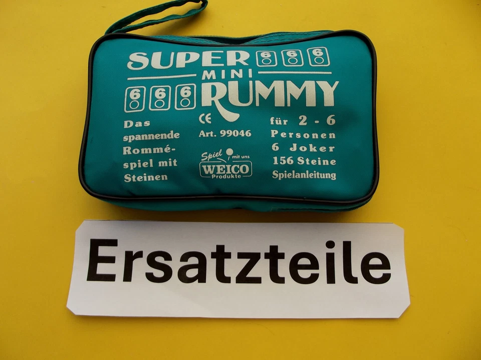Ersatzteile für * SUPER MINI RUMMY * von WEICO - Bild 1 von 1