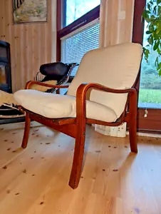 Sessel Vintage 60er Palisander Westnofa Mathsson Ära Retro Easy Chair Danish B5a - Bild 1 von 14