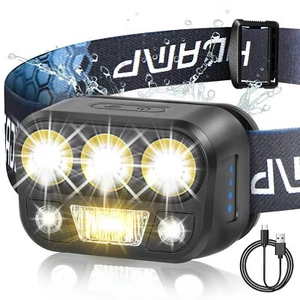 Headlamp Rechargeable High Performance Led Headlights Flashlight Waterproof Pres - Picture 1 of 8