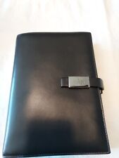 GUCCI Black Leather Notebook Cover Agenda