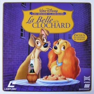 BELLE ET LE CLOCHARD (LA) WS VF COMME NEUF PAL LASERDISC DISNEY - Afbeelding 1 van 1
