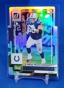 Donruss Quenton Nelson #50 2022 prueba de prensa plata troquelada/75 potros - Imagen 1 de 2