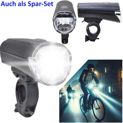 Fahrradlicht Fahrrad Beleuchtung LED StVZO LUX Fahrradlampe Scheinwerfer LED-208 - Bild 1 von 4