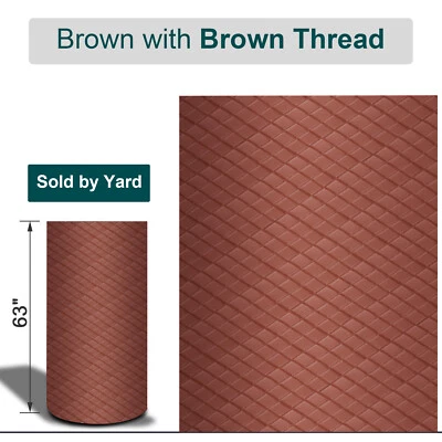 Tapicería de techo de coche con respaldo de espuma de tela de imitación de cuero acolchado de 63" por yarda Foto 1 de 4