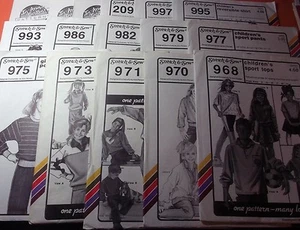 CHILDREN Stretch & Sew Patterns ~ All are Chest Size 21-31 * ~ * ~ *Listing 2131 - Picture 1 of 55