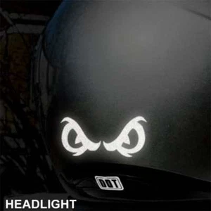 Calcomanía reflectante ojos enojados para tu bicicleta, motocicleta y casco #357R - Imagen 1 de 5