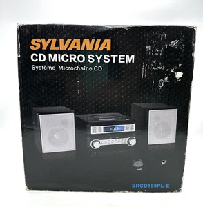 Sylvania Hi-Fi Micro AM/FM Radio Stero-CD MIcro System Model #SRCD159PL-E - Picture 1 of 10