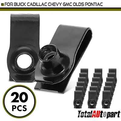 20x Clips de sujeción de rango de panel para Chevrolet GMC Cadillac Buick Pontiac M8-1.25 Foto 1 de 4