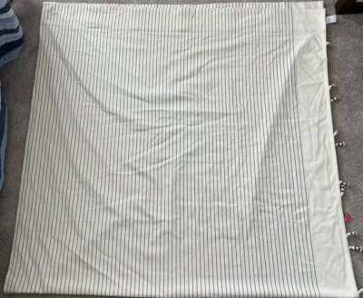 West Elm Tassel Striped Curtain Panel Drape 48x96 Right Side Only - Image 1 of 4