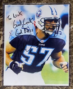 Tennessee Titans Luke Gifford signed handsigniert 8x10 Foto Bild mit Hülle - Bild 1 von 2