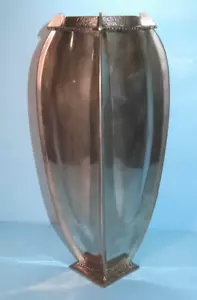 11.75" Tall Sculpted Handcrafted Metal Vase Signed Dated 2001 - Picture 1 of 16