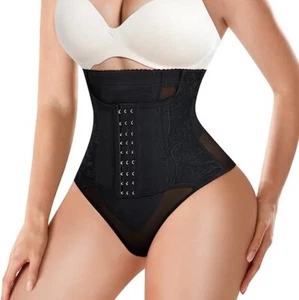 High Waist Girdle Shapewear Firm Tummy Shaper with Hook & Eye Adjustable - Picture 1 of 15