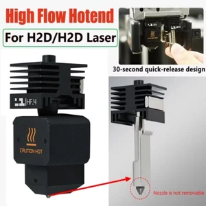 Hotend haut débit pour buse d'extrémité chaude Bambu Lab H2D/A1/A1 mini 0,2/0,4/0,6/0,8 mm - Photo 1/19