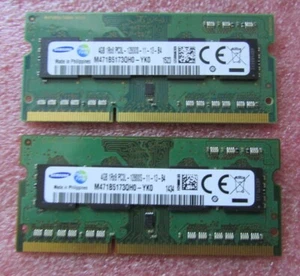 2 X 4GB SAMSUNG 1Rx8 PC3L-12800S-11-13-B4 1600MHZ DDR3 LAPTOP MEMORY - TESTED - Picture 1 of 1
