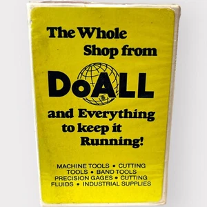 DoAll Bridge Playing Cards Advertising Plastic Coated Complete NIB - Foto 1 di 5