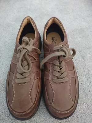 MARKS&SPENCER AIRFLEX TOTAL COMFORT LEATHER MENS LACE UP SHOES 8.5 EXTRA WIDE - Image 1 of 4