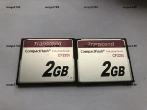 2PCS Transcend CompactFlash 2GB CF220I Industrial Grade CF Card - Picture 1 of 2