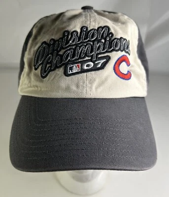 Vintage 2003 Chicago Cubs Division Champions Adjustable Hat Twins Enterprise - Image 1 of 4