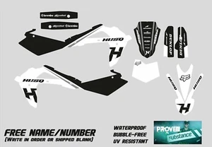 GRAPHICS KIT Husqvarna 4T SM SMR 450 510 2005 2006 2007 DECAL STICKER ENDURO MX - Picture 1 of 1