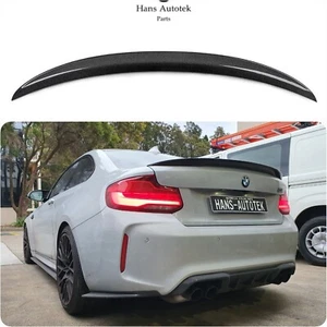 REAL CARBON FIBER SPOILER MP Style FOR BMW M2 F87 Coupe 2 Series F22 M235i 240i - Picture 1 of 12
