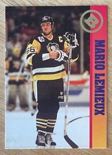MARIO LEMIEUX, RARE ! 1993 BALLSTREET NEWS CARD, NHL LEGEND AND HALL OF FAMER !