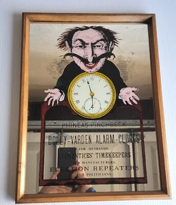 Rare Vintage – Phineas Pinchbeck – advertising mirror – Wood Framed 16 × 12 - Bild 1 von 11