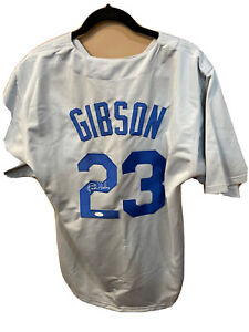 Kirk Gibson signed Los Angeles Dodgers Grey Collector-Style Jersey JSA /100 !🔥