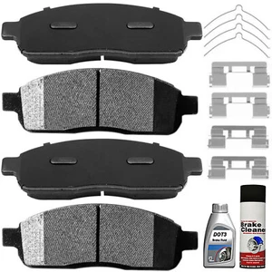 Front Brake Pads w/ Hardware For 04 -2008 Ford F-150 06-2008 Lincoln Mark LT PA - Picture 1 of 6
