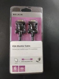 Belkin VGA Monitor Cable 6 Foot - Picture 1 of 7