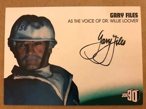 COLECCIÓN GERRY ANDERSON JOE 90: TARJETA DE AUTÓGRAFO: ARCHIVOS GARY COMO DR WILLIE LOOVER - Imagen 1 de 1