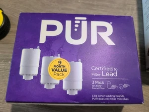 PUR Faucet Mount Certified to Filter Lead - 3 Filters (BRAND NEW FACTORY SEALED) - Picture 1 of 2