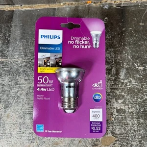Philips PAR16 Bright White 4.4W = 50W LED Indoor Flood Light Bulb - Picture 1 of 6