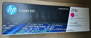 New HP 218X Black Cyan Magenta Yellow High Yield Toner Cartridge All 4 Colors - Afbeelding 1 van 4