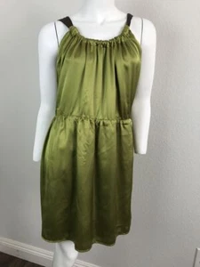 Vestido grande para mujer PINKY verde marrón sin mangas espalda Halter multiway - Imagen 1 de 9