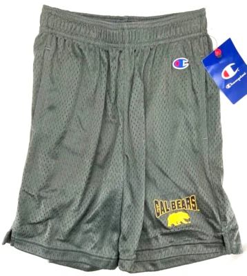 NUEVO Pantalones Cortos California Golden Bears Champion Gris Malla Elástica Juvenil M 7-8 Foto 1 de 4