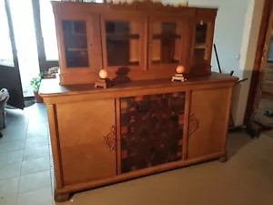 Massiver rustikaler Eiche Wohnzimmerschrank Büffet Anfang 18zehntes Jahrhundert - Bild 1 von 12