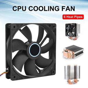DC12V PC Computer CPU Cooler 6 Heat Pipes Cooling Fan Heatsink for 775 AMD 1155 - Afbeelding 1 van 10