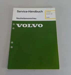 Manual de Taller / Service-Handbuch Volvo 340/360 Neuheiten-Vorschau 1986 - Imagen 1 de 2