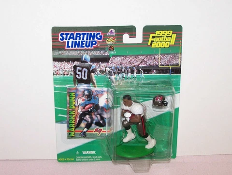 New Starting Lineup 1999/2000 Football Extended Series~~~~Warrick Dunn Cover