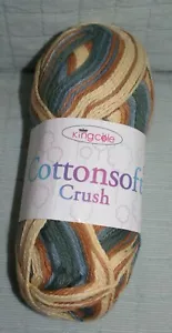 Hilo de algodón artesanal de ganchillo tejido sauce suave King Cole Cottonsoft envío rápido - Imagen 1 de 3