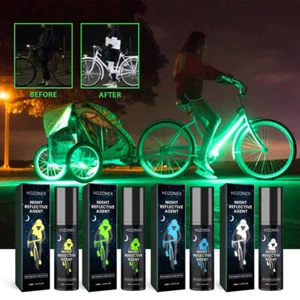 Glow in the Dark Paint Reflective Bright Spray Paint 100ml For Bicycles Clothes - Picture 1 of 15