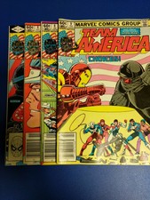 1982 comics NM/MT Team America #1, #6, #8, #9 COMBO PACK