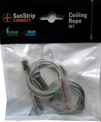 ECONLUX CONNECT Deckenabhängung SunStrip Modelle Ceiling Rope Seillänge 2x 2,5 m