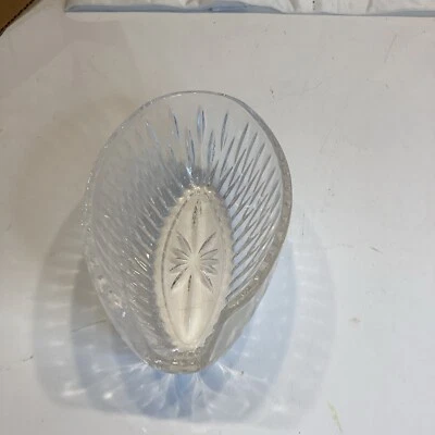 Precioso reposacuchara con patrón de reflejos reales de la casa de princesa de cristal de plomo Foto 1 de 4