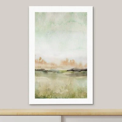 Forest Series Wall Art Canvas Print - Seasonal Green Country Field - Image 1 of 4