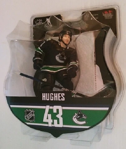 Vancouver Canucks Quinn Hughes Collectors Action Figure Cover