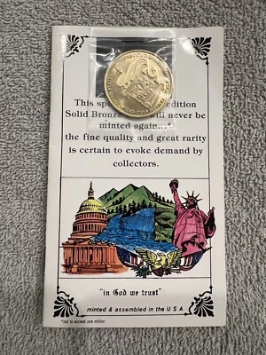 Collectable Bicentennial of The Constitution Solid Bronze Coin - Charleston Mint - Image 1 of 4