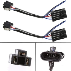 2X Wire Harness Adapters for 7" LED Headlight For Electra Glide Road King 2014+ - Picture 1 of 11
